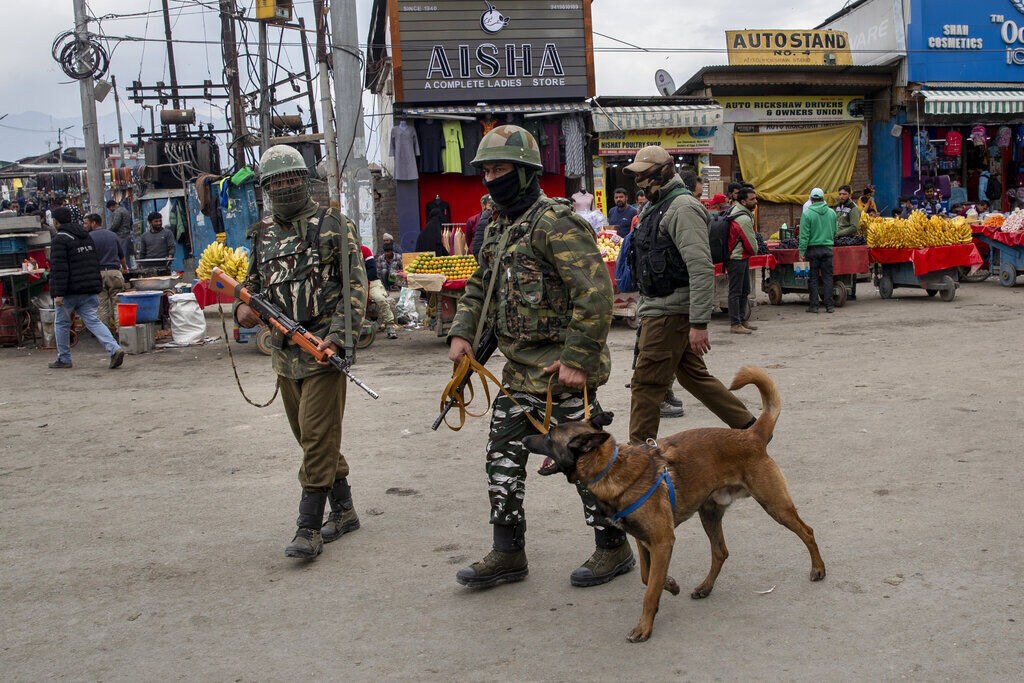 APTOPIX India Kashmir Security